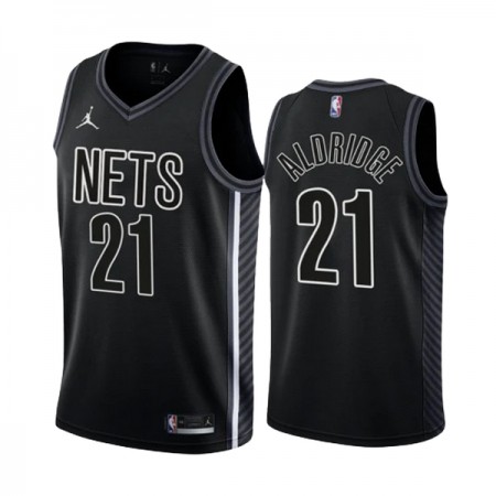 Män Brooklyn Nets Tröja Lamarcus Aldridge 21 2022-23 Statement Edition Svart Swingman